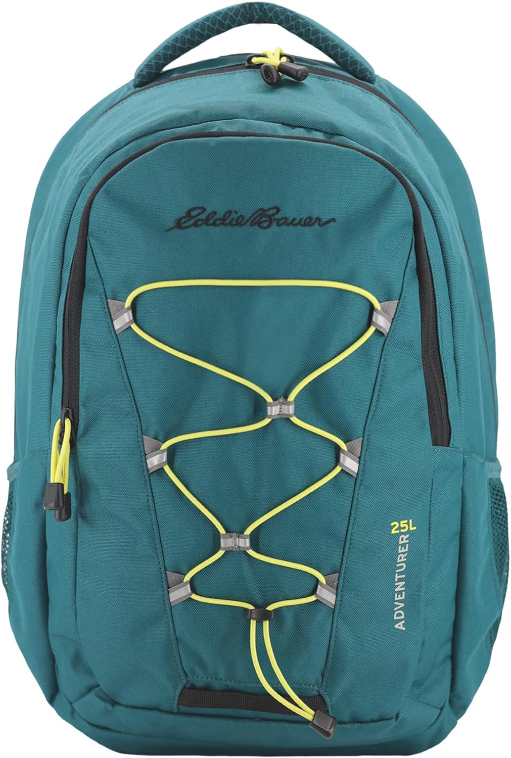 Eddie Bauer Adventurer Backpack with Organization Compartments and Hydration/Laptop Compatible Sleeve, Adventurer - Dark Teal, 25L