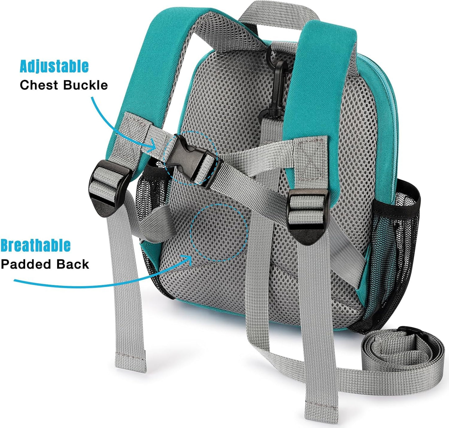 STEAMEDBUN Toddler Backpack Leash for 1-3: Backpack with Leash for Boys Girls - Anti-Lost Harness