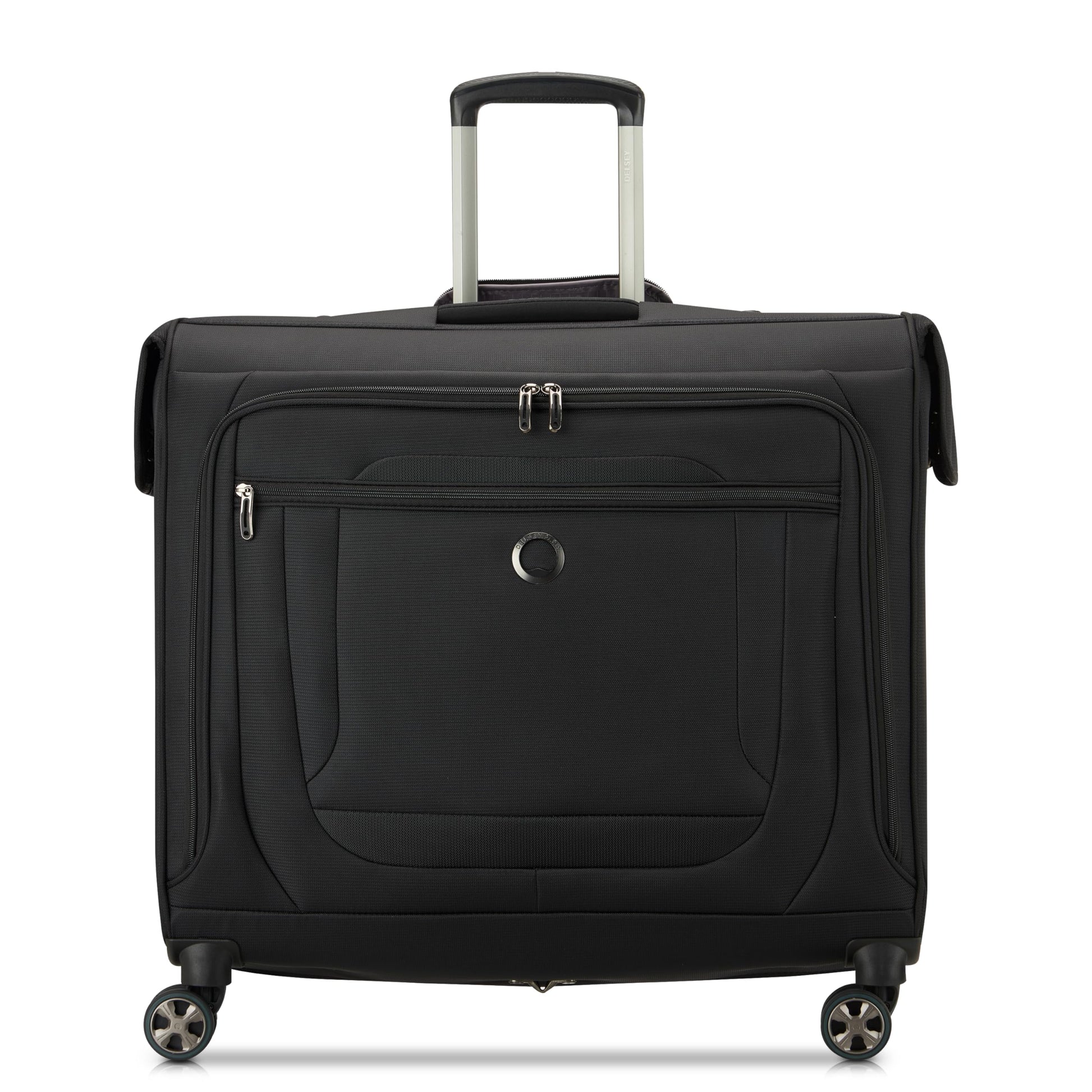 DELSEY PARIS Helium DLX, Rolling Garment Bag with Wheels, Black