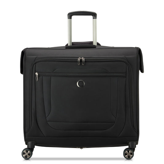 DELSEY PARIS Helium DLX, Rolling Garment Bag with Wheels, Black