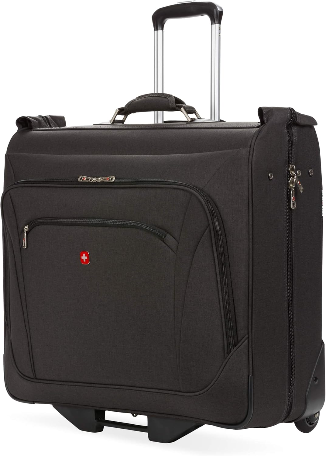 SwissGear 7895 Premium Rolling Garment Bag, Bonus Hanging Feature, Men's and Women's, Carry-on