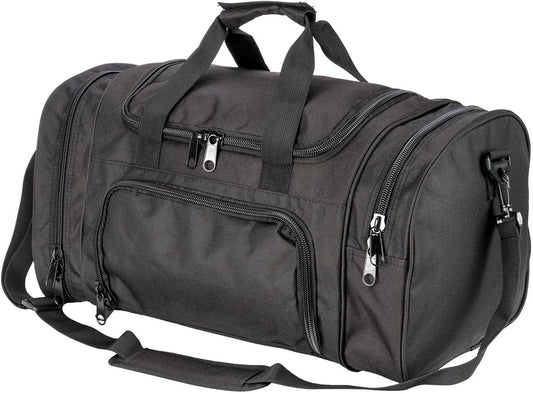 Gym Bag Duffle Bags for Men Women with Shoes Compartment Sport Weekend Travel Overnight Carry On Bag for Tactical Military Travel Work Out Bags (Black)