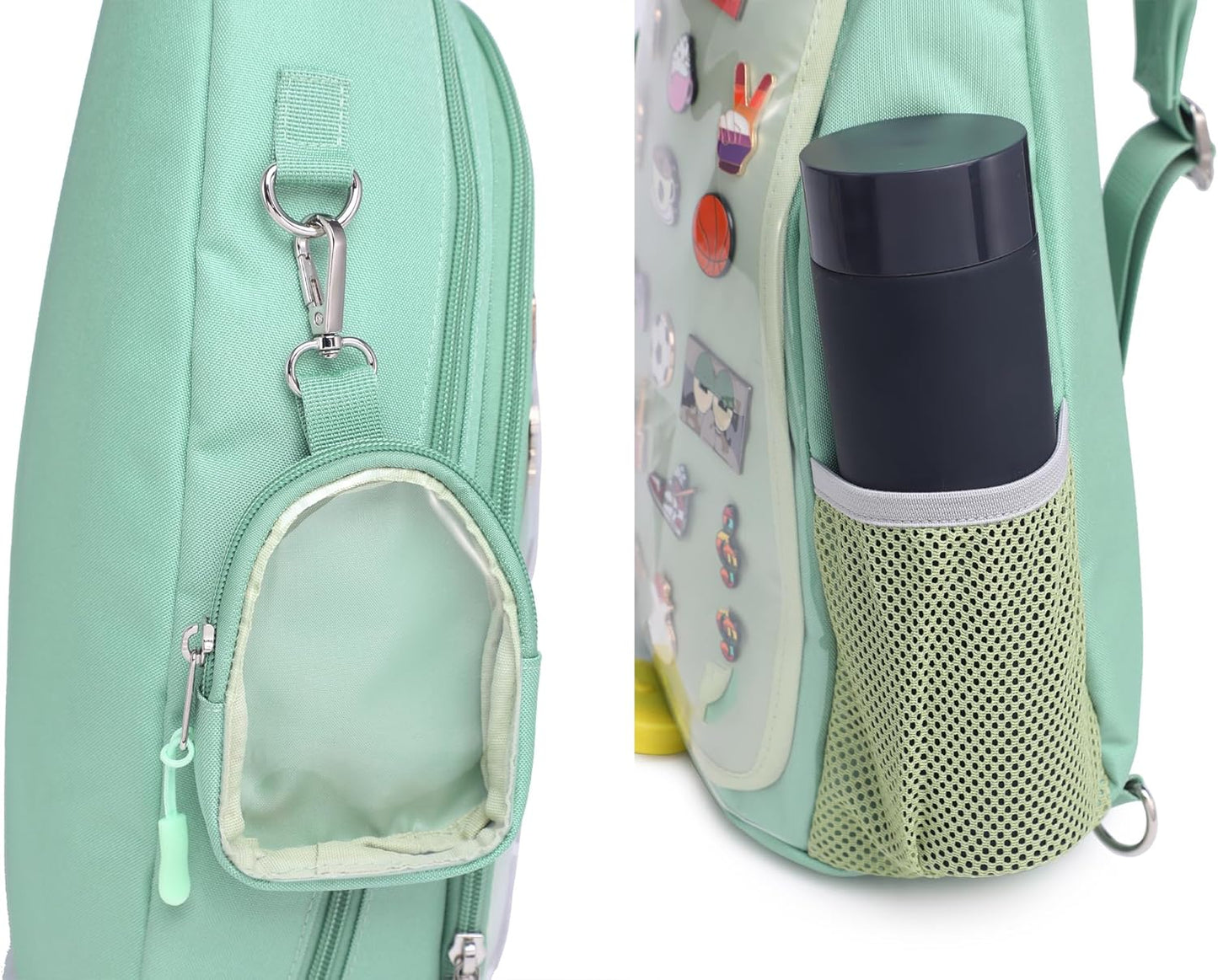 Oxford Ita Bag Kawaii Pin Display Chest Pack Single Shoulder Bag Sport Backpack Hiking Daypack
