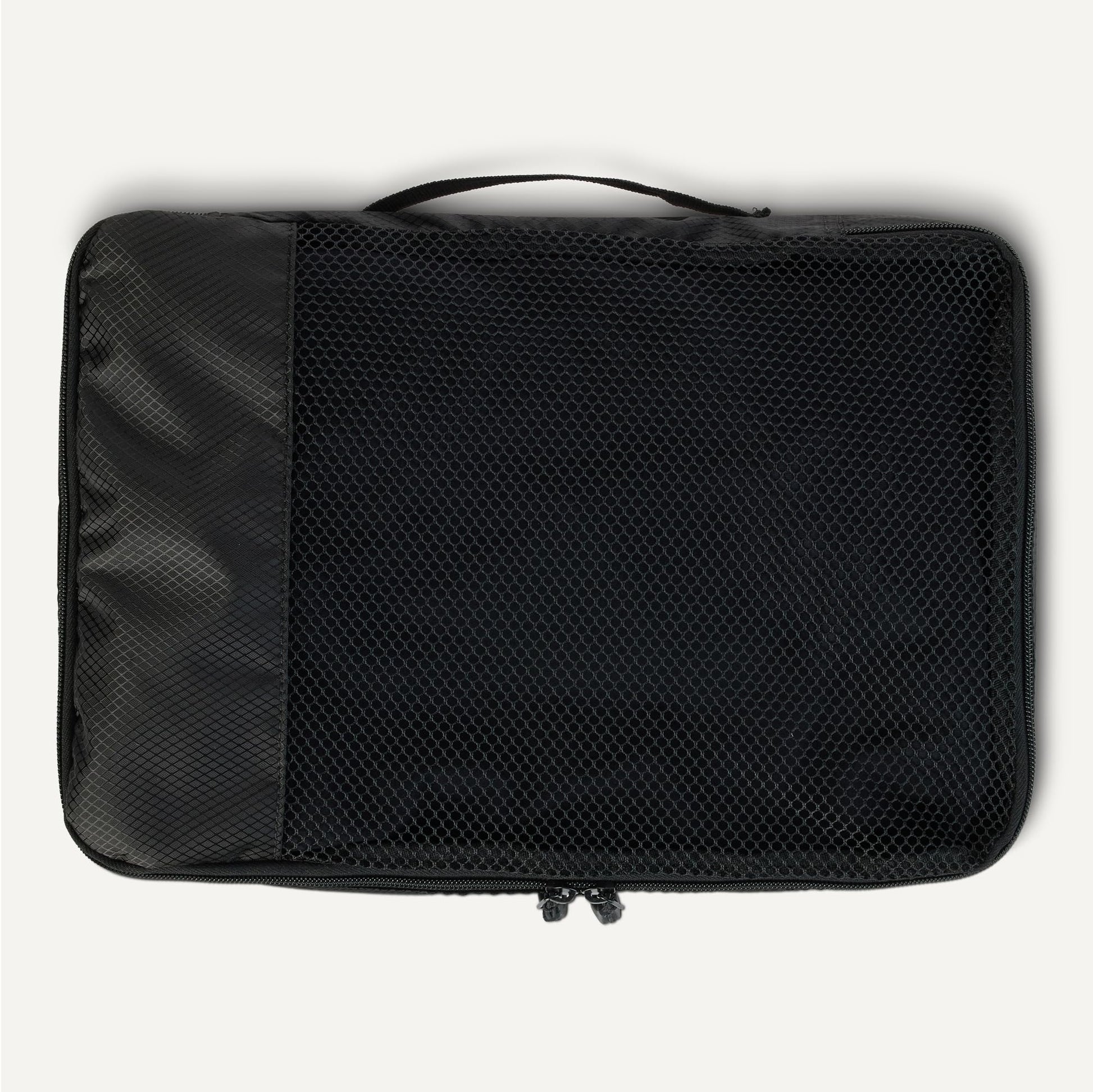 Amazon Essentials 4-Piece Packing Cubes Travel Accessories Set, Luggage Organizer with Double