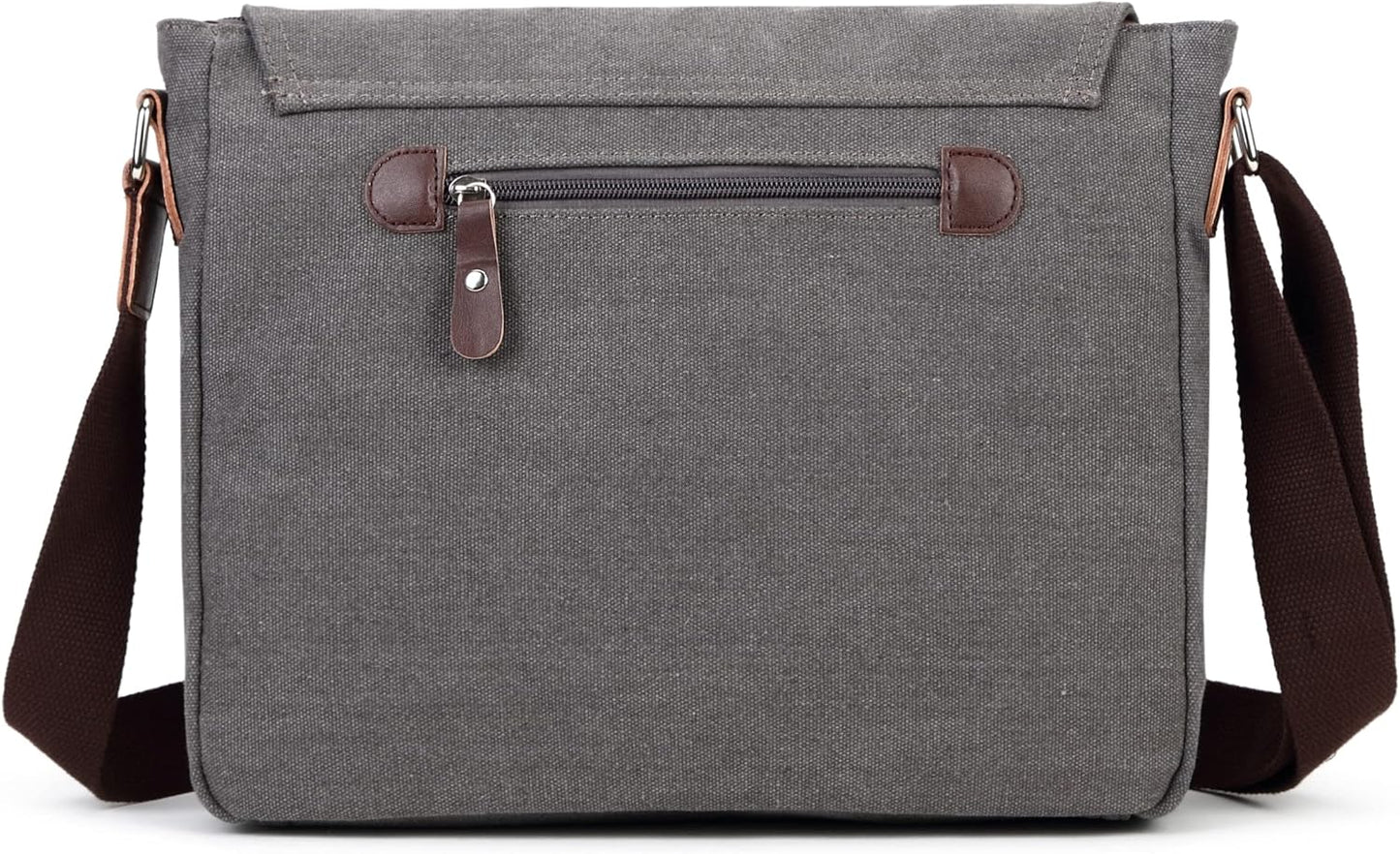 Sechunk Canvas Small Messenger Bag Vintage Shoulder bag Everyday Purse Crossbody bag for men women