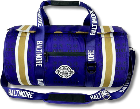 Varsity Cooler Baltimore Travel Party Duffel & Cooler – 30 Can Leakproof Insulated Tote Bag, Waterproof Soft compartment for Tailgating, Golf, Beach, Carry-On Luggage & Outdoor Sports