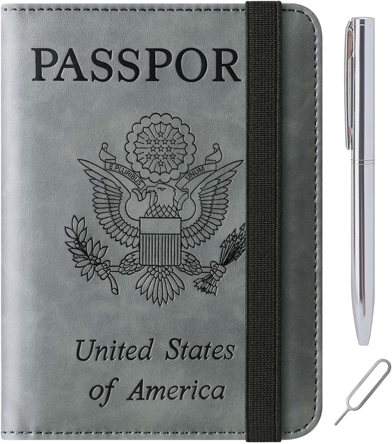 Passport Holder Cover Wallet Travel Essentials Leather Rfid Blocking Case Vacation Luggage Must