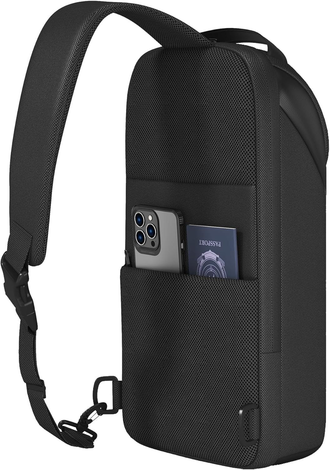 5L Sling Bag Crossbody Backpack Compact EDC Daypack for Men Minimalist Chest Shoulder bag 11 inch iPad Pro M4/ iPad Air M2