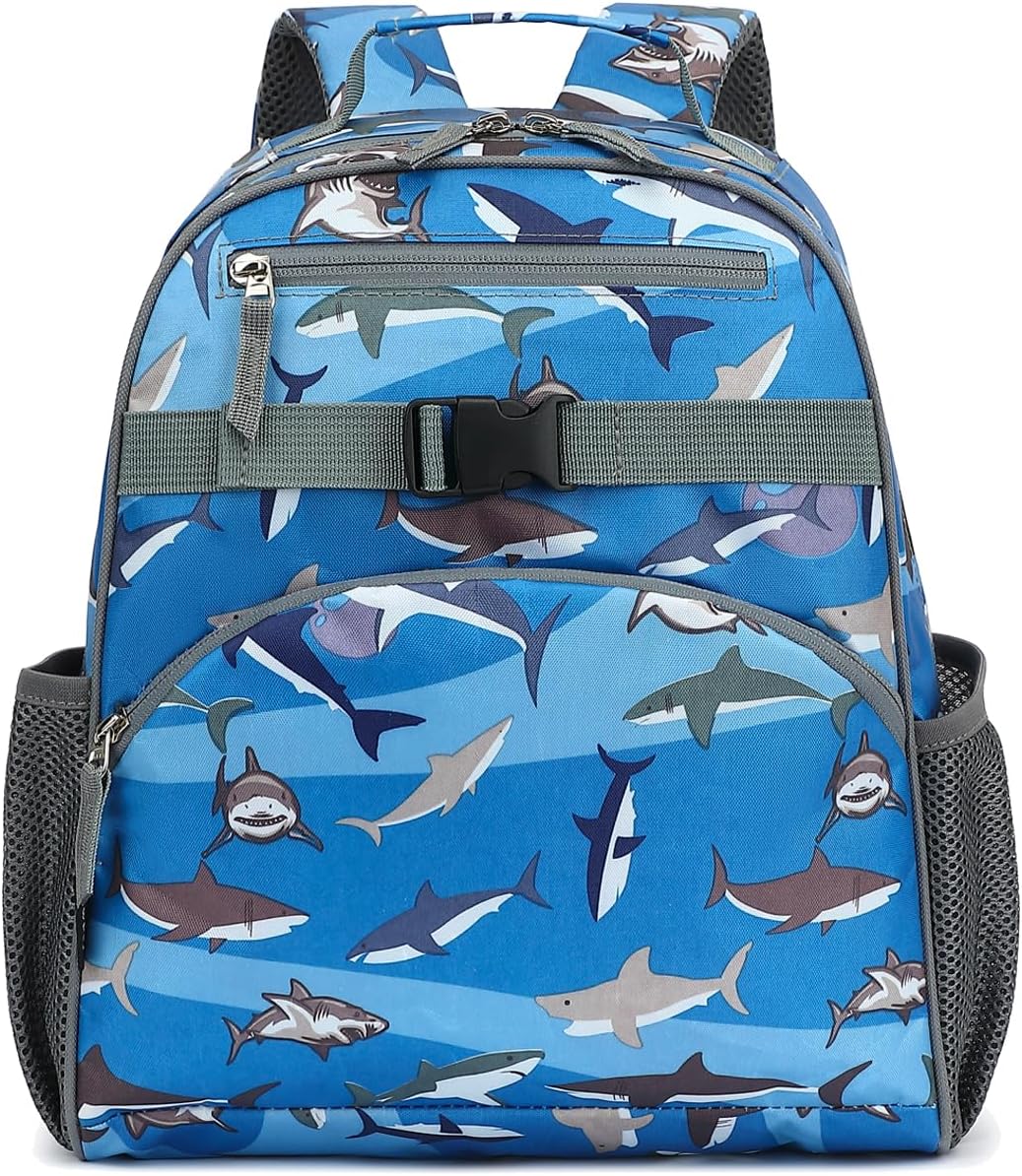 FlowFly Kids Backpack for Toddler Boys Girls, Simple Lightweight Bookbag for Daycare Kindergarten