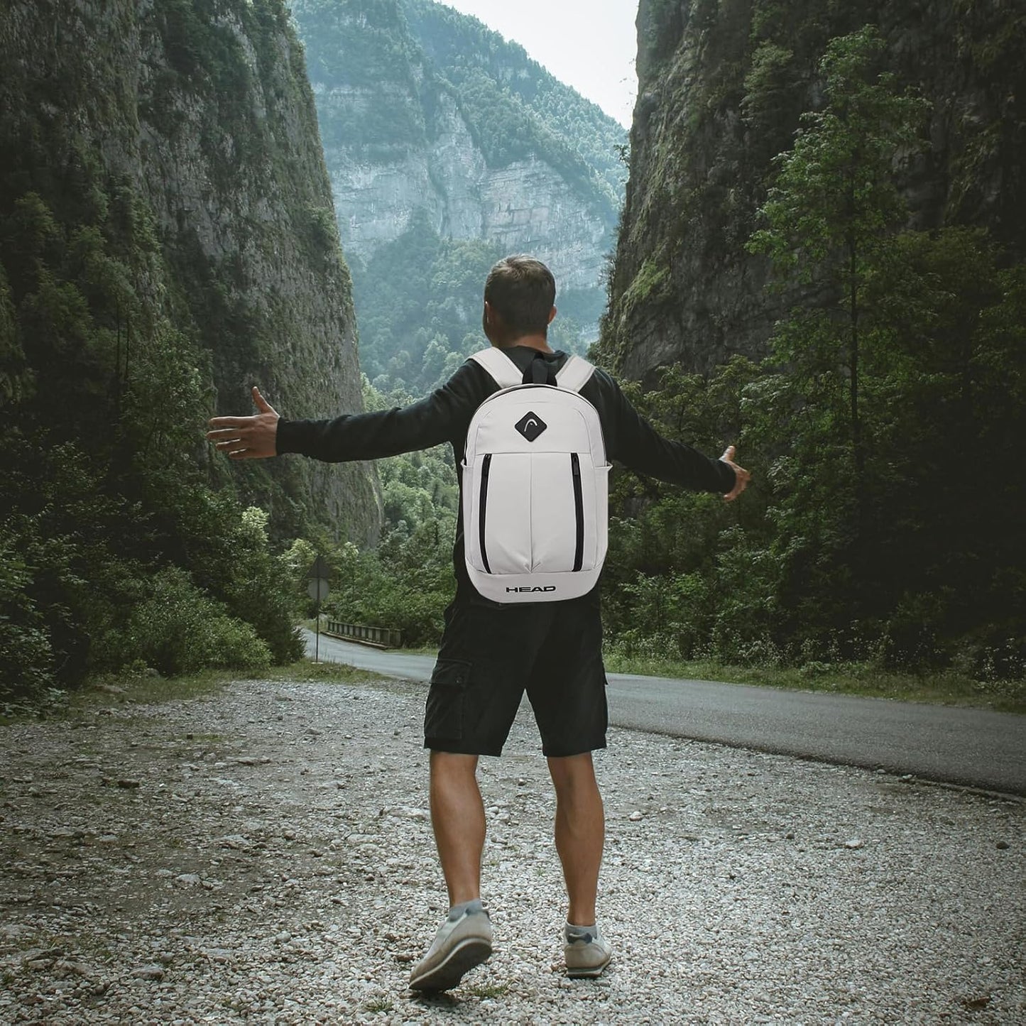 HEAD 30L Waterproof Travel Backpack for Men, 15.6 inch Laptop Backpack, Casual Daypack Backpacks for Sport Gym/Workout/College