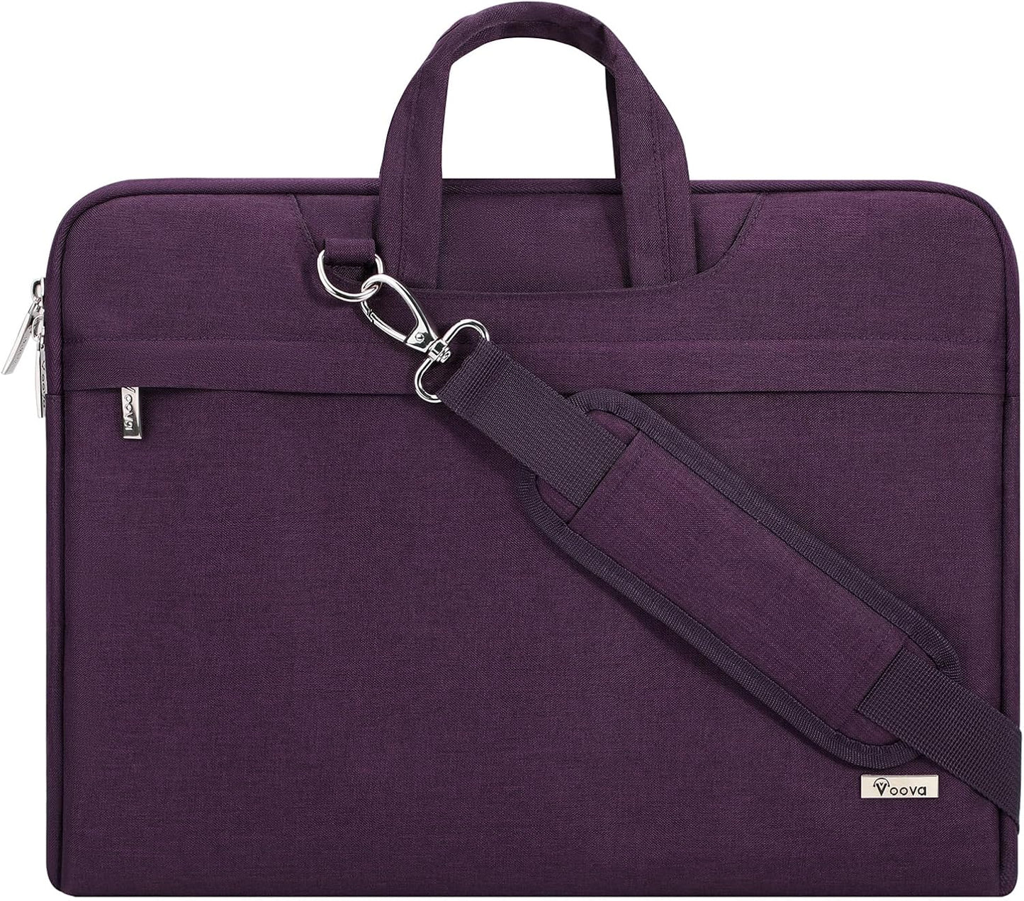 Voova Laptop Case 13 14 15 16 17 Inch with Shoulder Strap, Waterproof Laptop Sleeve Slim Briefcase