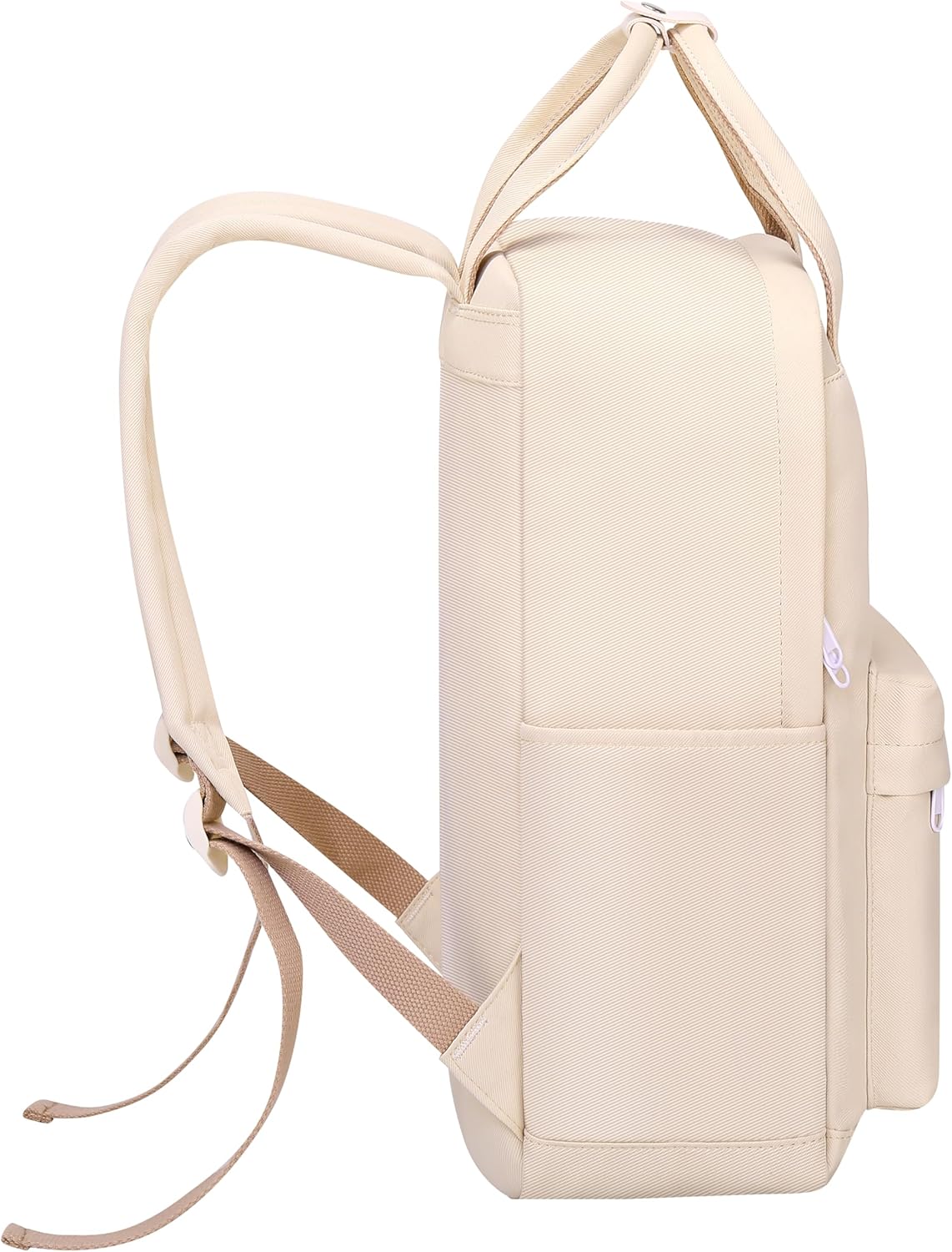 Backpack Casual Cute Lightweight Daypack Water Resistant College Kawaii Backpack for Teen Girls(BP23ST1-white)