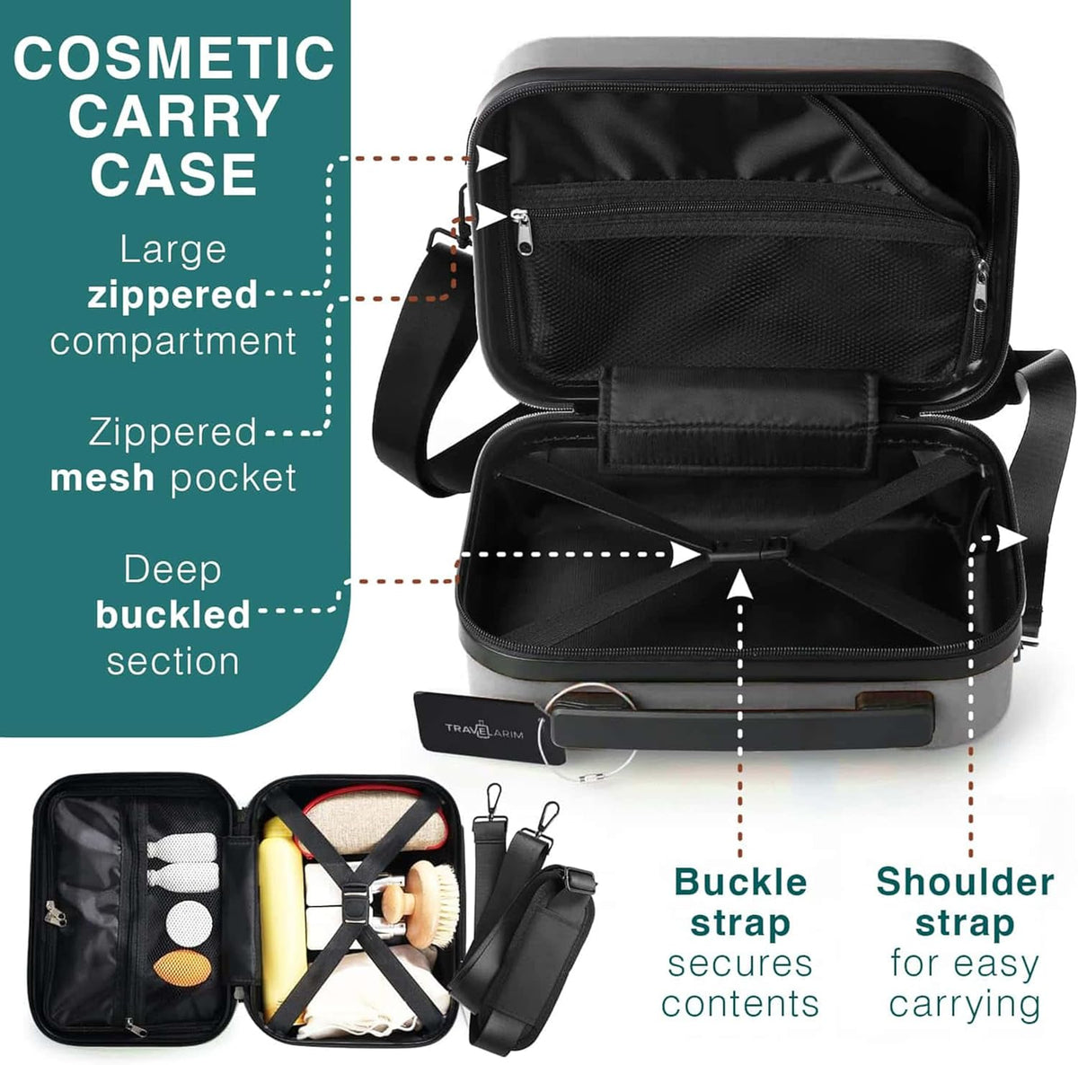 Luggage Sets 3 Piece, 22 Inch Carry on Luggage and 24 Inch Suitcases with Wheels Spinner, Durable