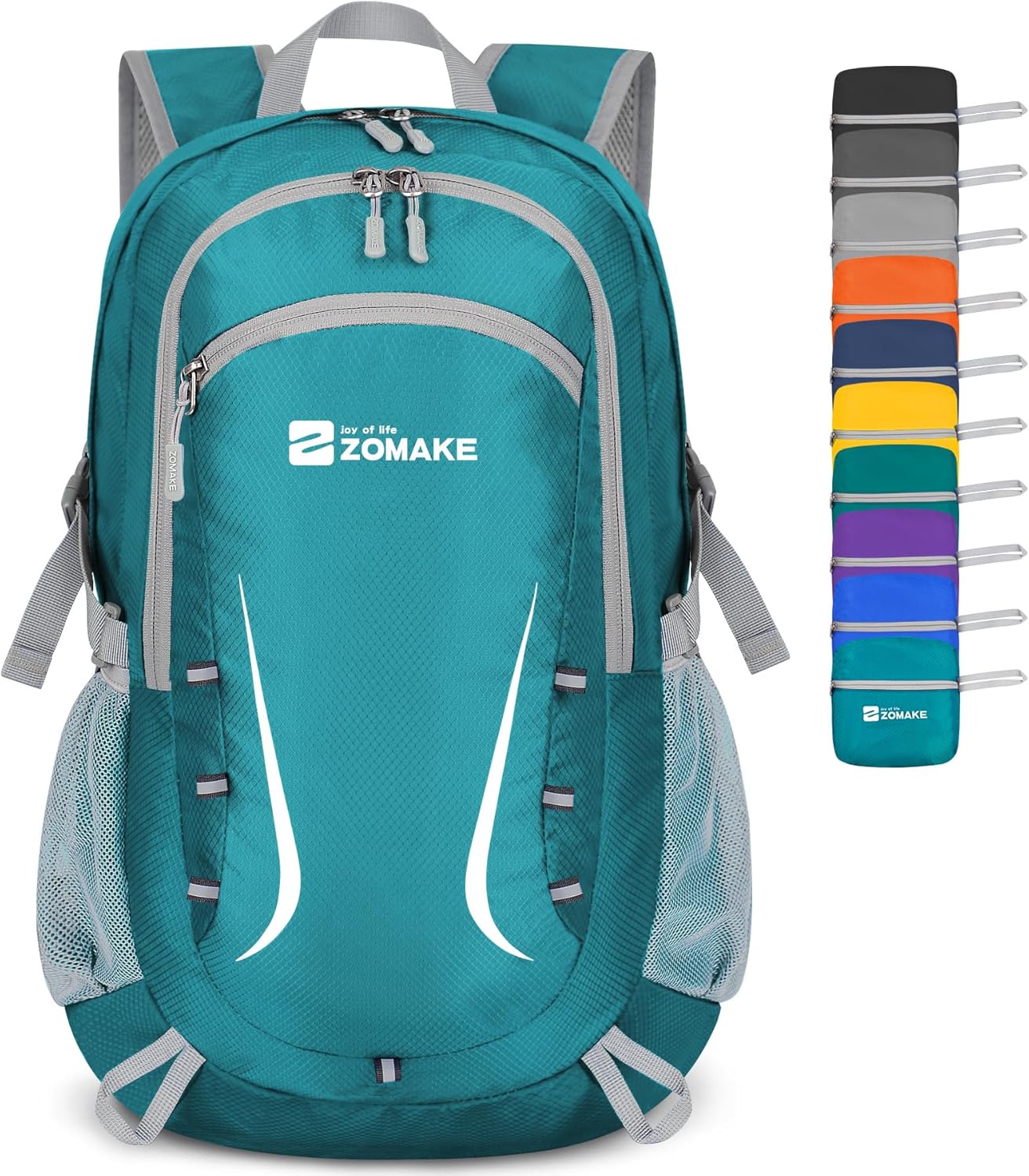 ZOMAKE Lightweight Packable Backpack 35L, Foldable Backpacks Water Resistant Collapsible Light