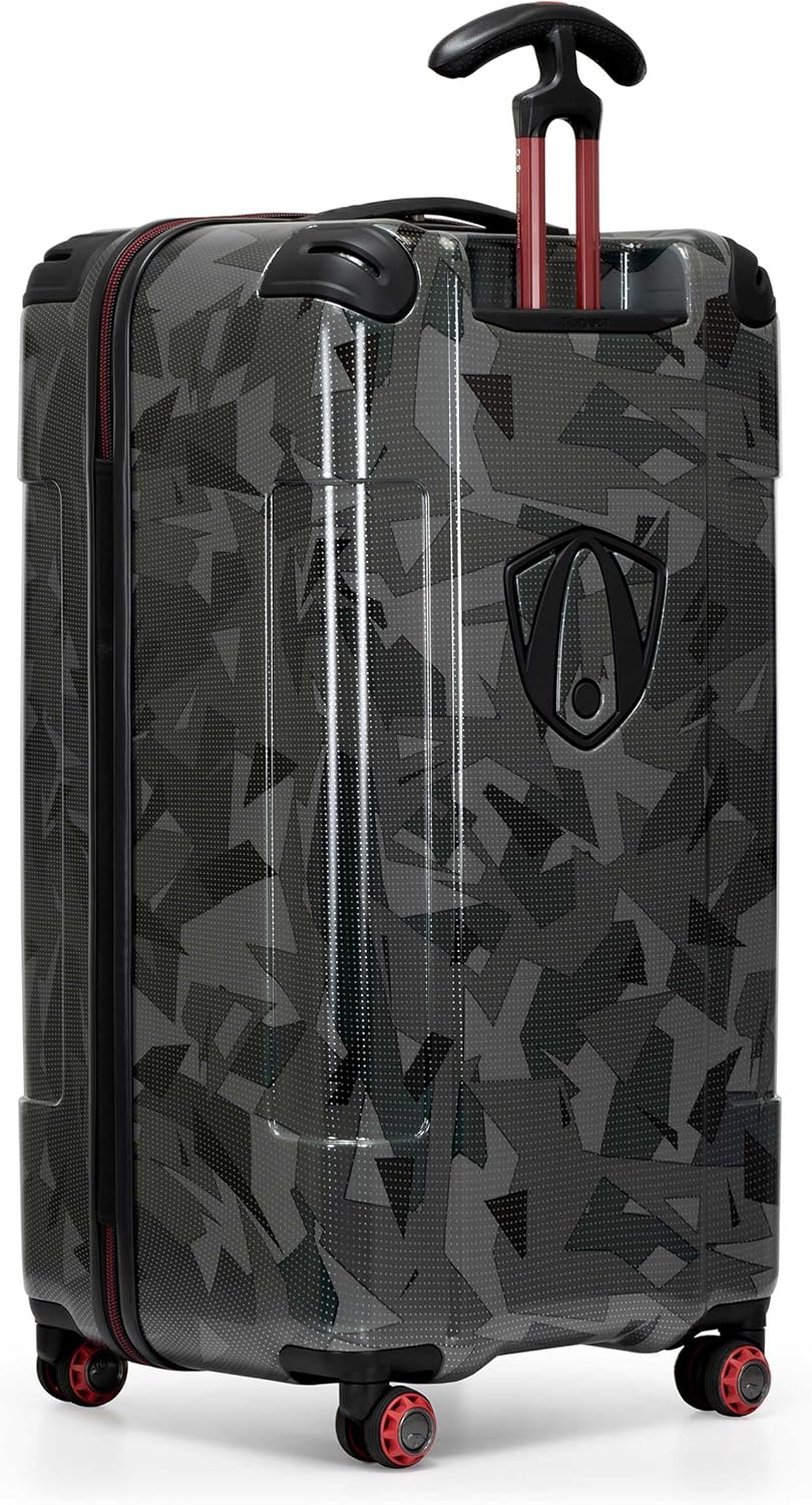 Traveler's Choice Maxporter II Hardside Polycarbonate Spinner Wheels, Gray Camo, 30" Trunk Luggage