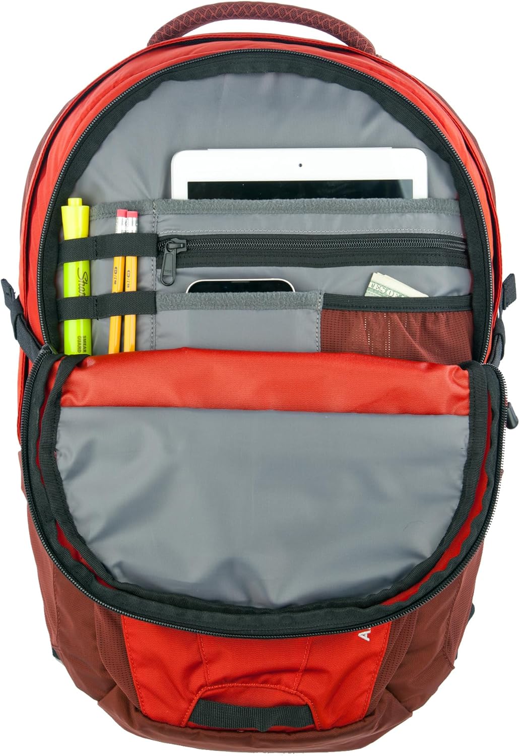 Eddie Bauer Adventurer Backpack with Organization Compartments and Hydration/Laptop Compatible Sleeve, Adventurer - Picante, 30L