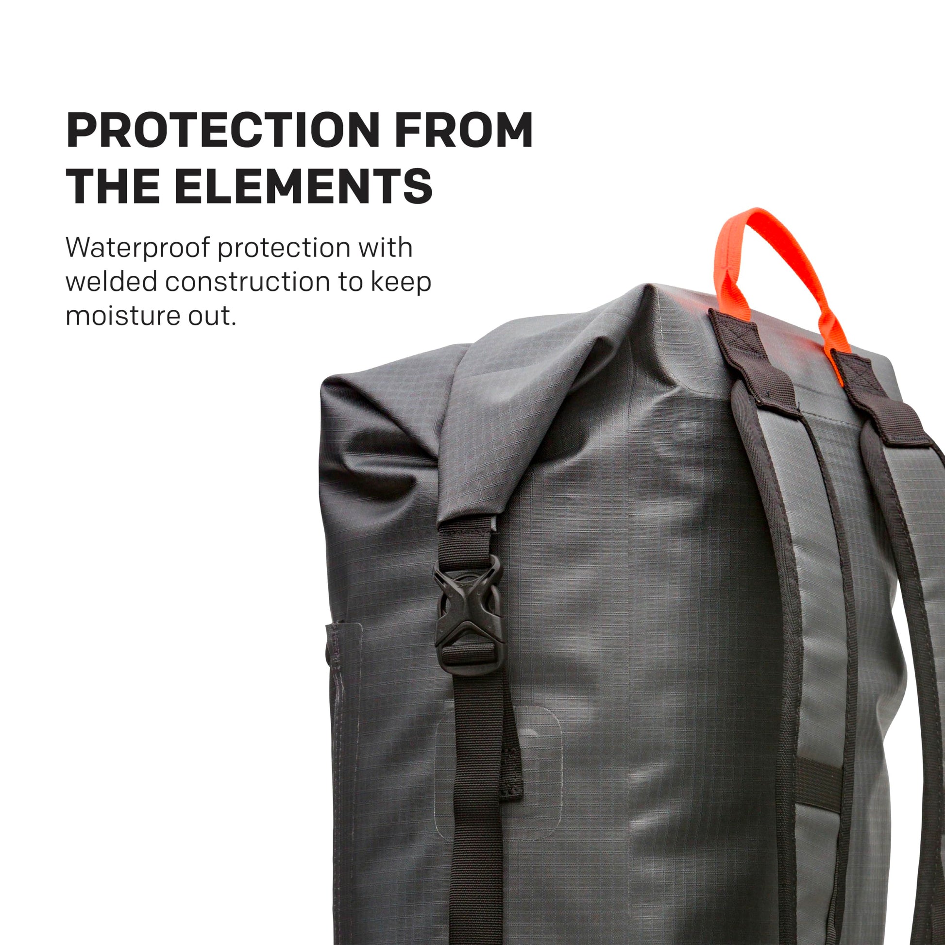 Grundéns Bootlegger Roll Top Backpack - Waterproof Pack, Anchor