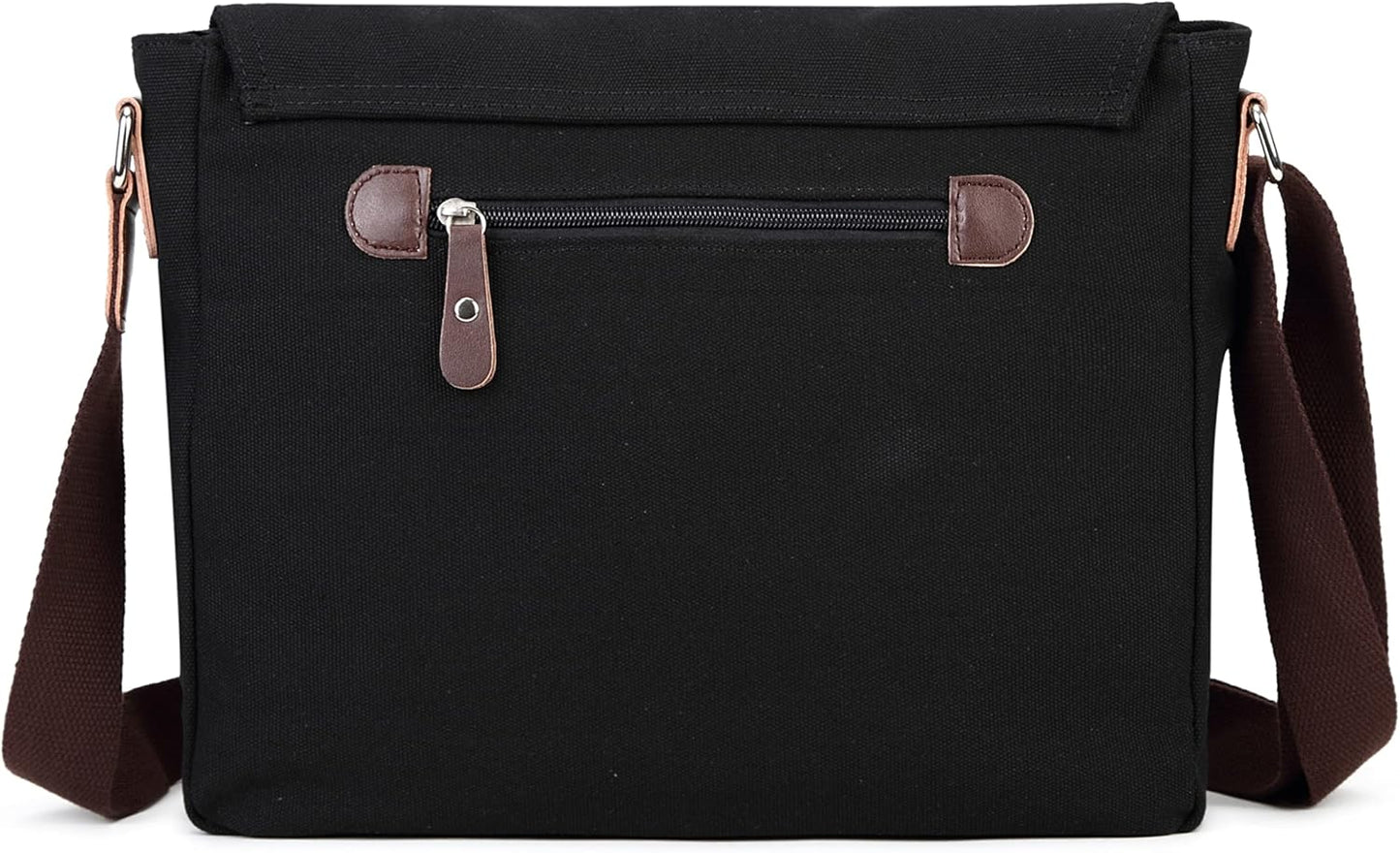 Sechunk Canvas Small Messenger Bag Vintage Shoulder bag Everyday Purse Crossbody bag for men women