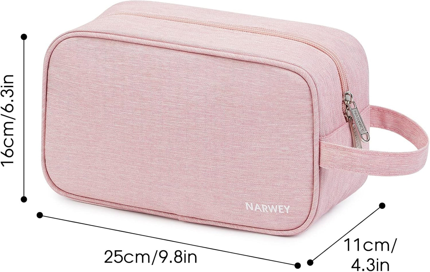 Narwey Travel Toiletry Bag for Women Traveling Dopp Kit Men Travel Bag for Toiletries Cosmetic Bag