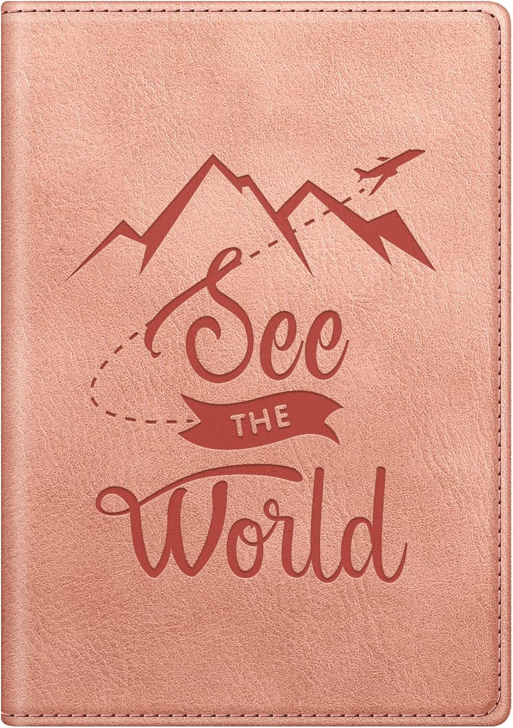 FINTIE Passport Holder, Slim Travel Wallet RFID Blocking Card Case Cover Passport Cover Protector Essentials with Credit Card Slots for Women/Men