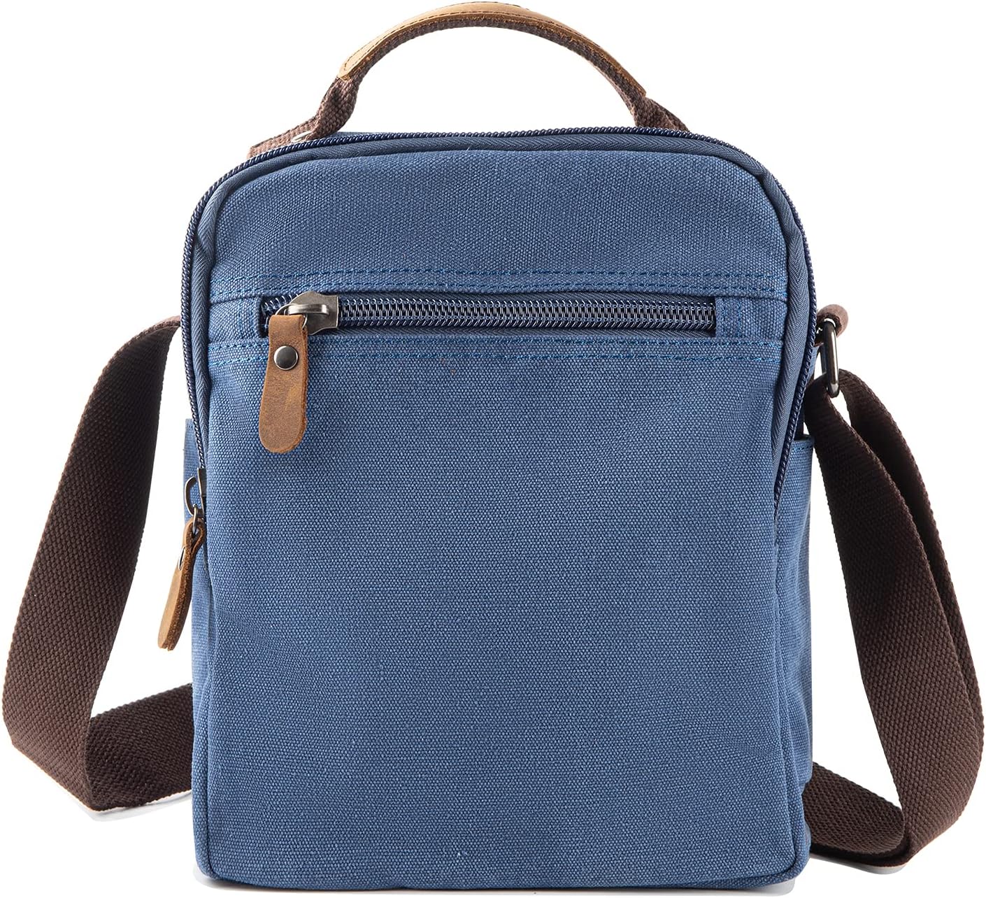 Sechunk Small Canvas Shoulder Bags Messenger Bag Travel Bag Business Bag Working Bag For Men Women