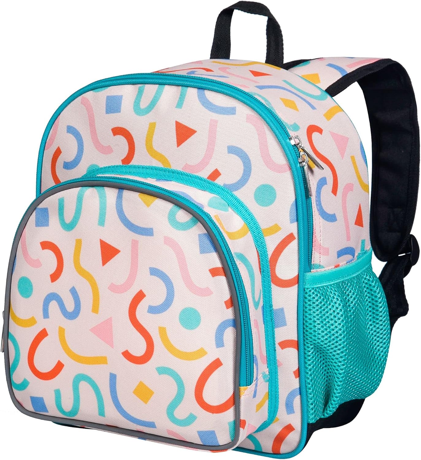 Wildkin 12-inch Kids Backpack – Padded, Adjustable, Ideal for Daycare & Travel - Confetti Peach