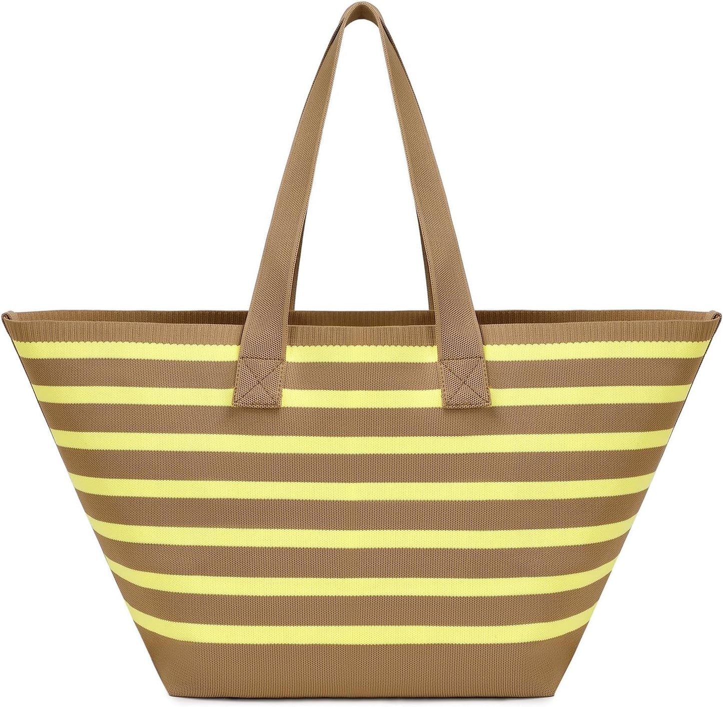 abshoo Large Beach Bag For Women Stripe Beach Tote Bag Ladies Large Gym Tote Carry On Weekender Travel Bag