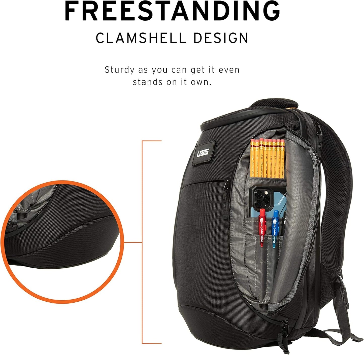 URBAN ARMOR GEAR UAG 18-Liter Backpack Lightweight Tough Weather Resistant Padded Laptop Backpack