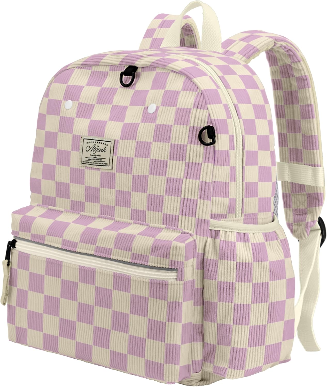 Corduroy Kids Backpack for Girls 6-10: Girls Backpacks for Elementary Kindergarten 15” H Fit Folder