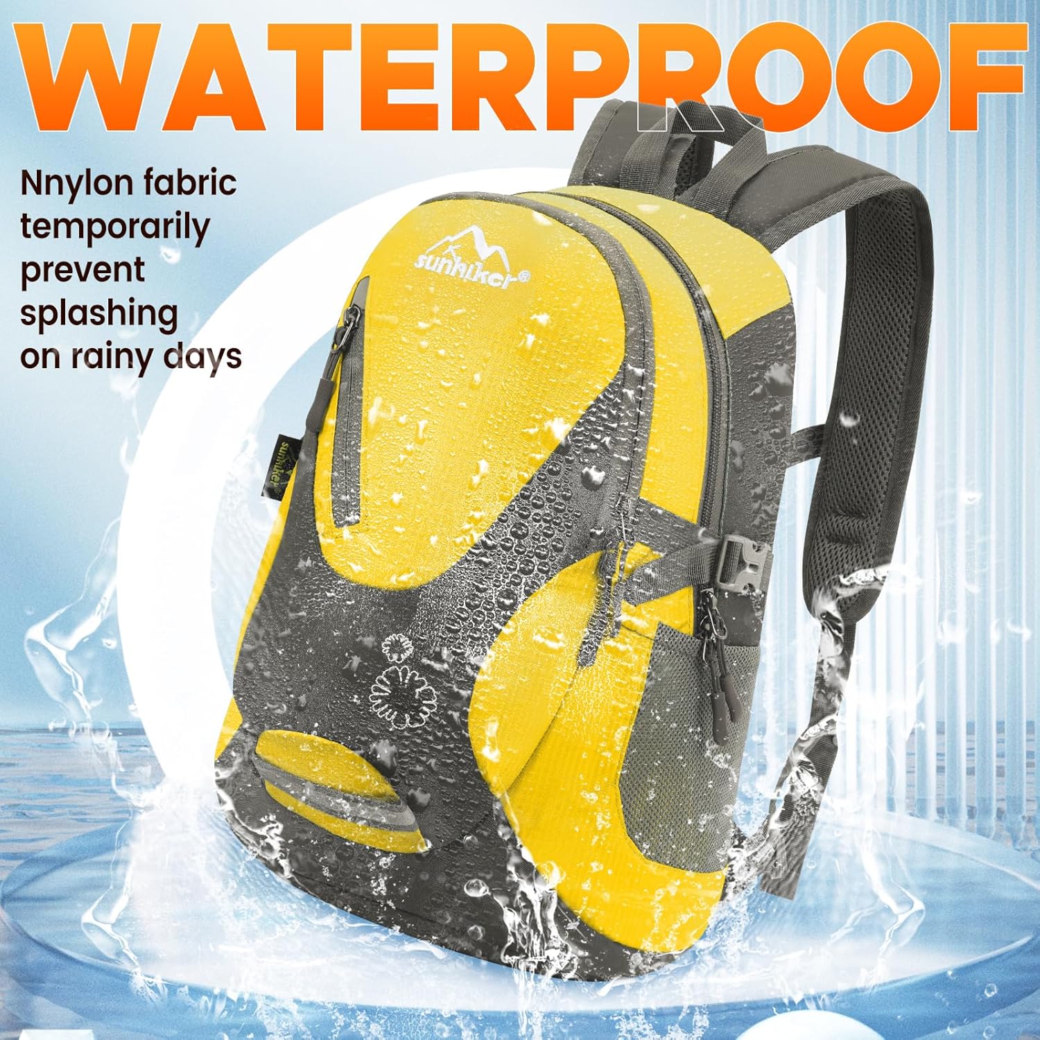 sunhiker Small Hiking Backpack Women Men 20L Lightweight Travel Backpack Daypack Casual Backpack