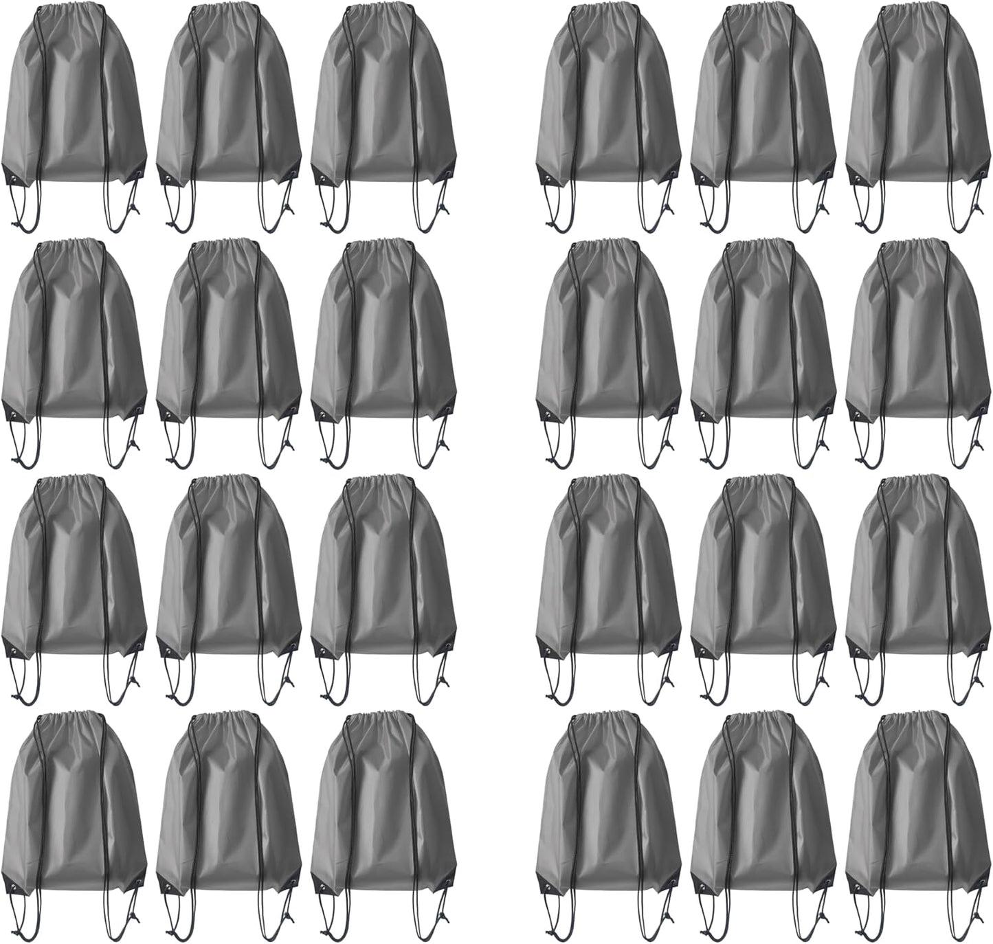 Drawstring Backpack Bulk 24Pcs Draw String Backpack Bags DIY Gym Sports Traveling Yoga Cinch Bag