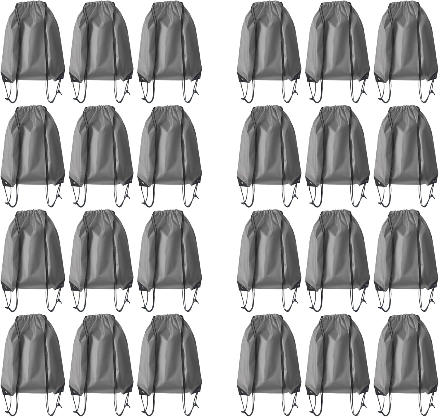 Drawstring Backpack Bulk 24Pcs Draw String Backpack Bags DIY Gym Sports Traveling Yoga Cinch Bag
