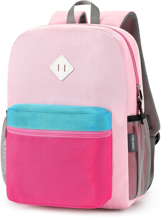 mibasies Kids Backpack for Girls 5-9: Large Girls Backpack for Elementary School