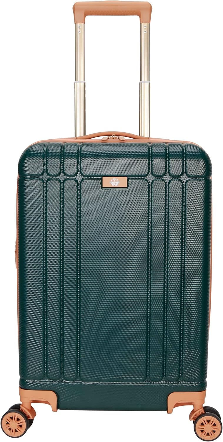 Dockers Hooper Hardside Expandable 8-Wheel Spinner Travel Checked Luggage, Ponderosa Pine, 20-Inch