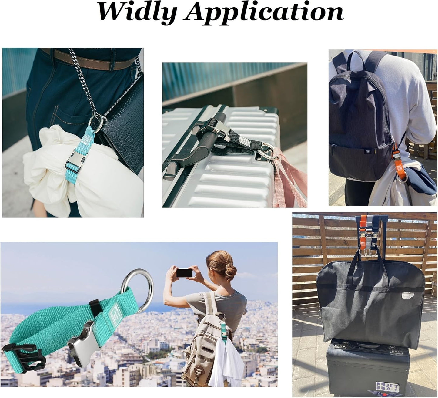 2PCS Add a Bag Luggage Strap Jacket Gripper, Heavy Duty Luggage Straps Carry-on Baggage Suitcase