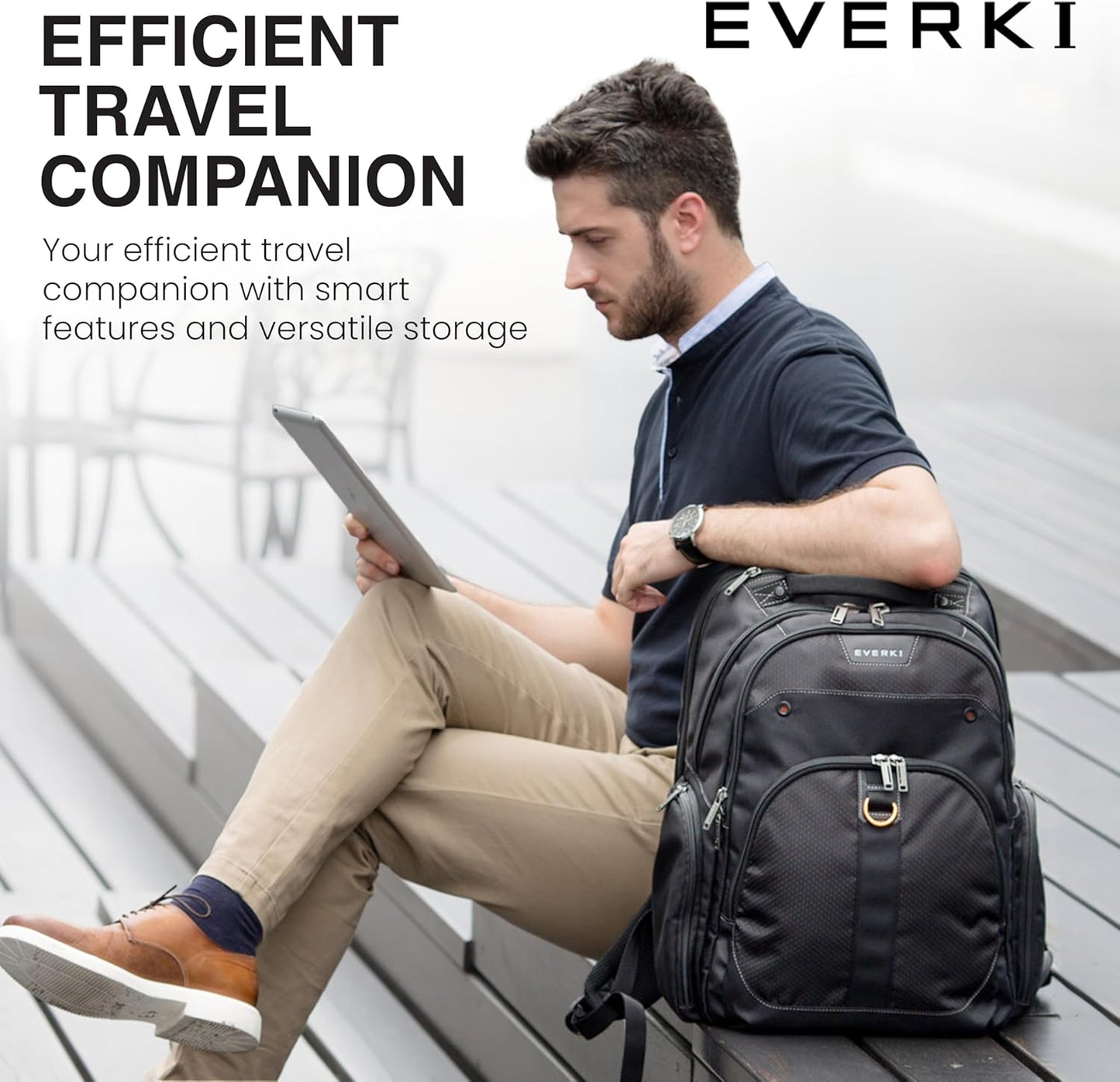 EVERKI Atlas 29.5L Business Laptop Backpack – Travel Backpack for Women & Men, Work/Travel Bag