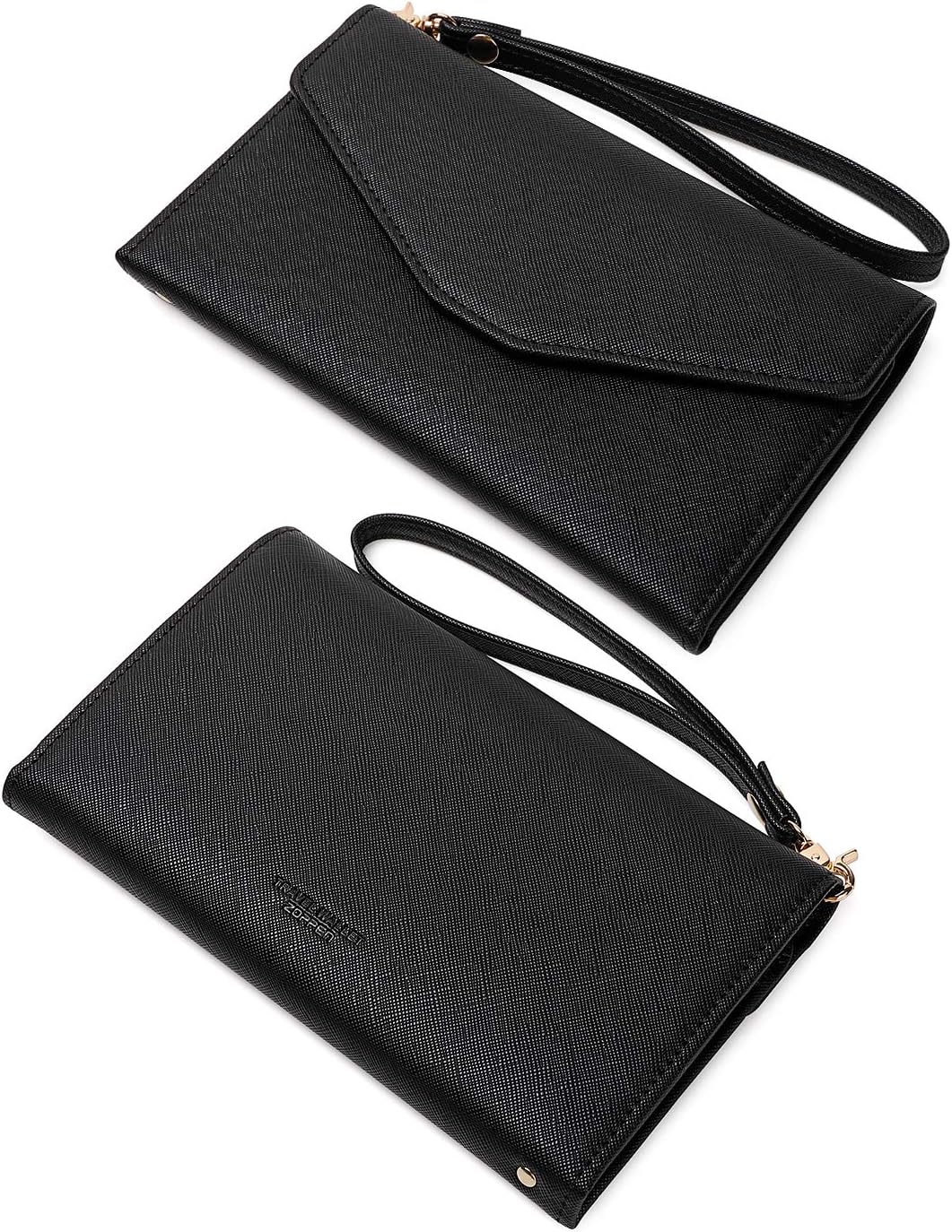 ZOPPEN Passport Holder Women Travel Wallet (Ver.5) for Women Rfid Blocking Passport Cover Case Document Organizer Wrist Strap