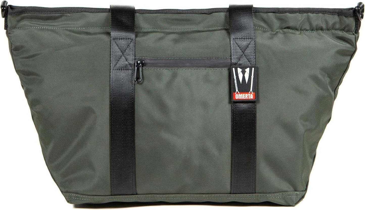 DIME BAGS Odor Sealing Lockable Tote Bag, Carbon-Lined Scent Blocking Duffle with Key Lock