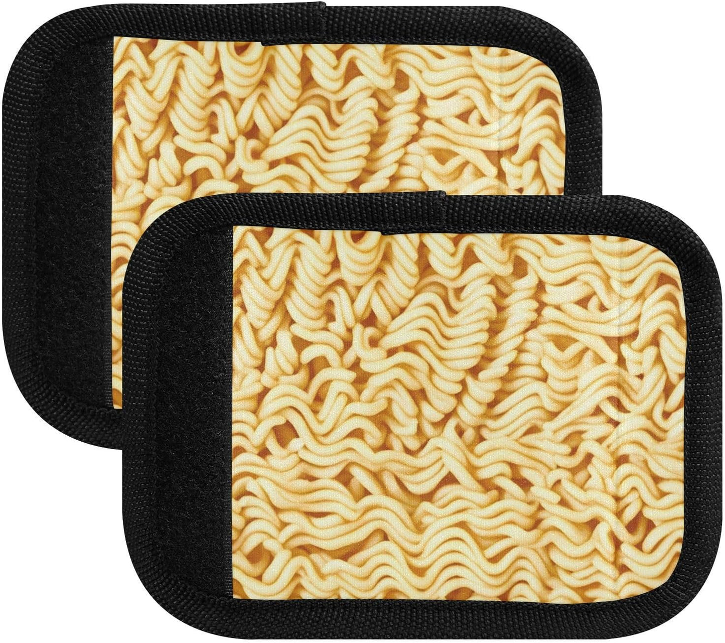 Ramen Noodles 2 Pack Luggage Handle Wrap for Suitcase Luggage Identifier Travel Tags Handle Protection Sleeve Cover
