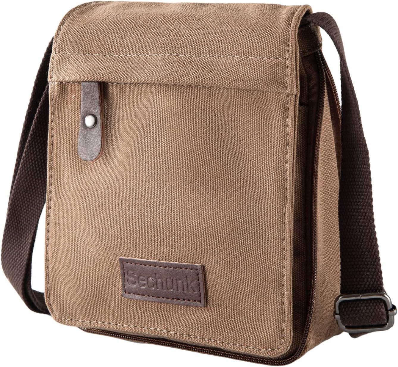 Sechunk Vintage Canvas Messenger Cross body bag Shoulder bag