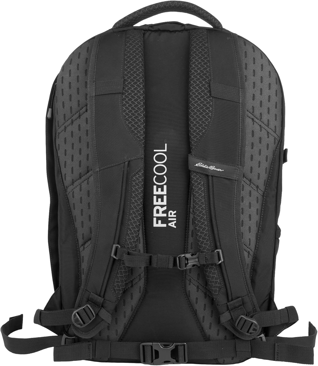 Eddie Bauer Adventurer Backpack with Organization Compartments and Hydration/Laptop Compatible Sleeve, Adventurer - Black, 30L