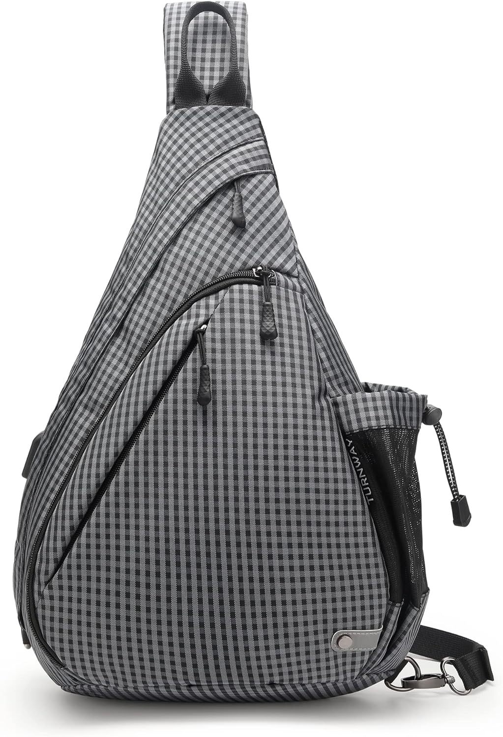 Water-Proof Sling bag/Crossbody Backpack/Shoulder Bag with USB Charging Port for Travel, Hiking, Cycling, Camping