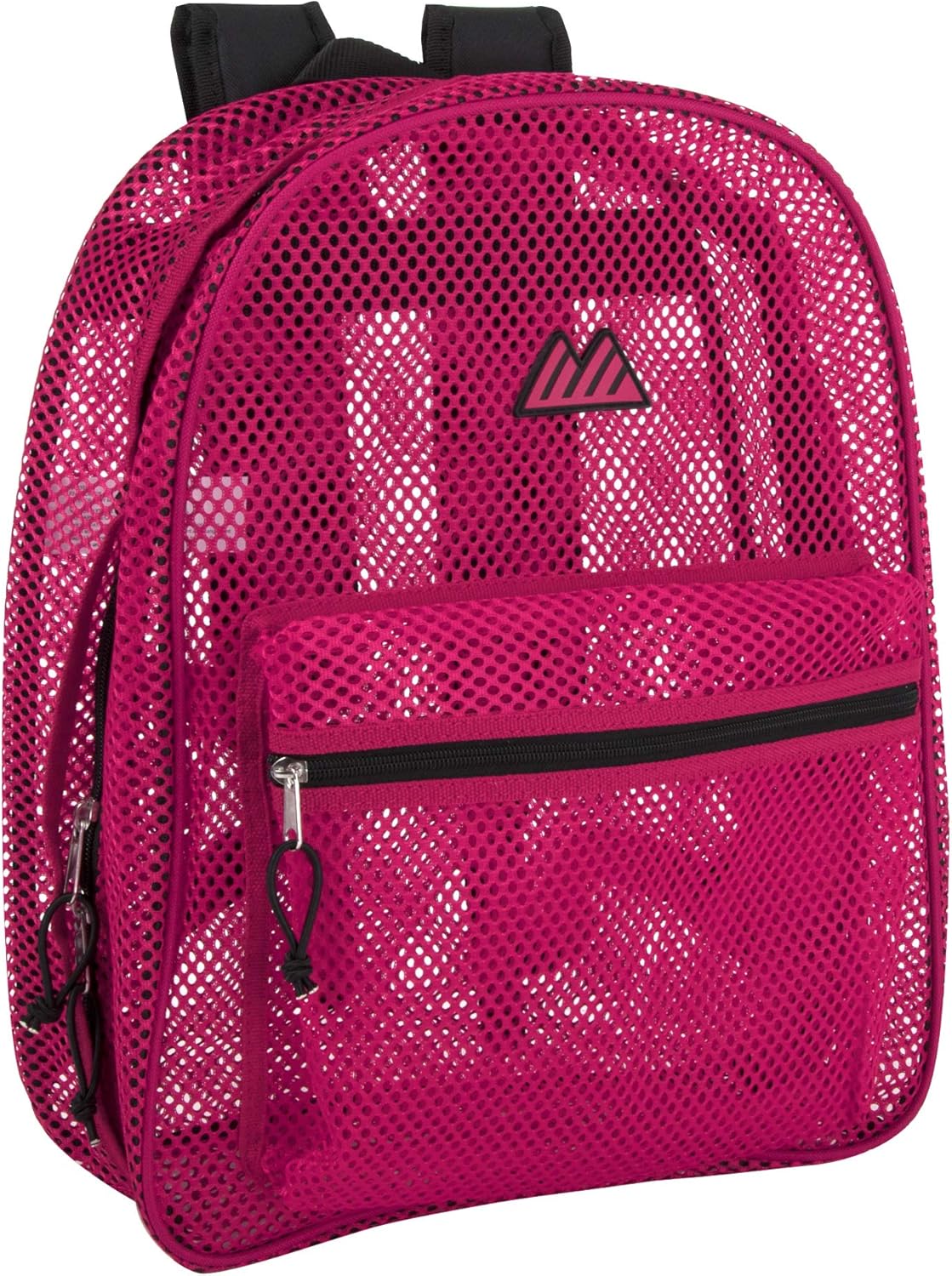 Summit Ridge Mesh Backpacks for Kids, Adults, School, Beach, and Travel, Colorful Transparent Mesh Backpacks with Padded Straps Large