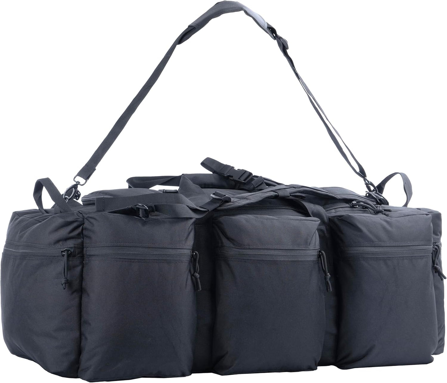 100L Large Military Duffle Bag Deployment Duffel Bag Sports Equipment Travel Luggage Bag with Detachable Backpack Straps…