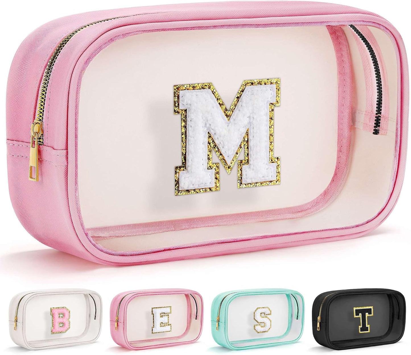 YOOLIFE Graduation Teacher Gifts Travel Toiletry Bag, Clear Makeup Bag Preppy Cosmetic Bags