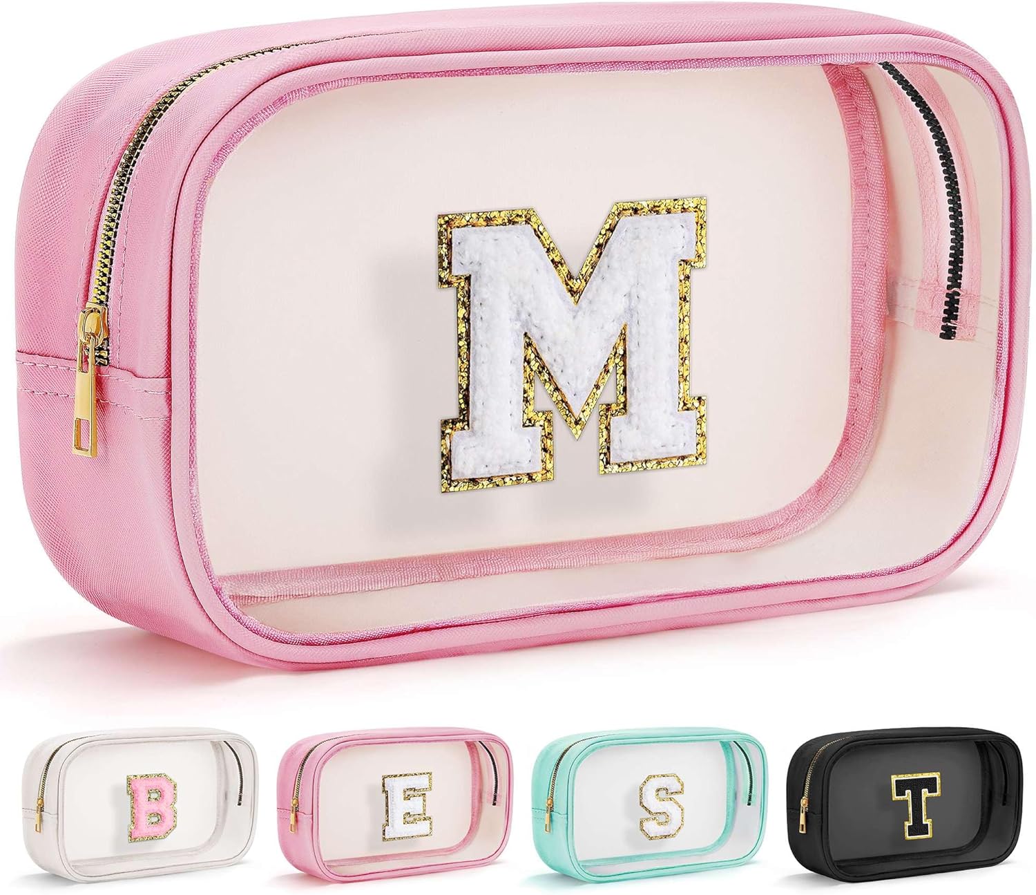 YOOLIFE Graduation Teacher Gifts Travel Toiletry Bag, Clear Makeup Bag Preppy Cosmetic Bags
