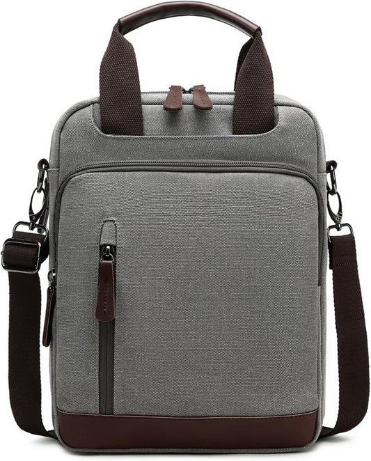 mygreen Small Canvas Crossbody Shoulder Bag Messenger Bag Work Bag