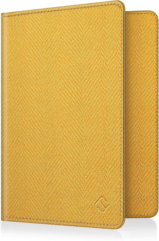 FINTIE Passport Holder, Slim Travel Wallet RFID Blocking Card Case Cover Passport Cover Protector Essentials with Credit Card Slots for Women/Men