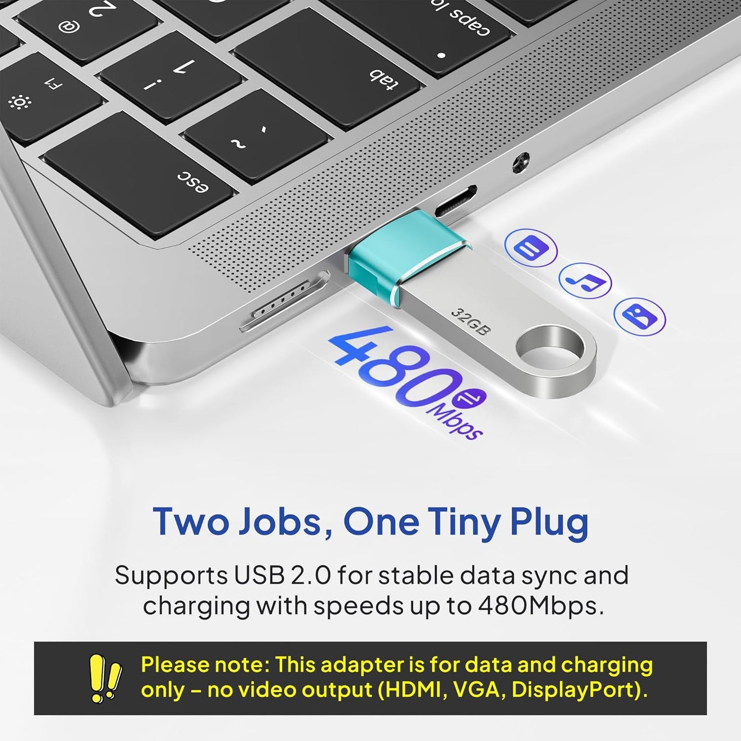 Elebase for Apple Watch Ultra 3 Adapter,USB to USB C Adaptor 4 Pack,Type C Female to A Male Charger Converter for iWatch Series 8 7,iPhone 17 16 15 14 Pro Plus Max,Airpods 4,iPad 9 10 Air 5 Mini 6 7 8