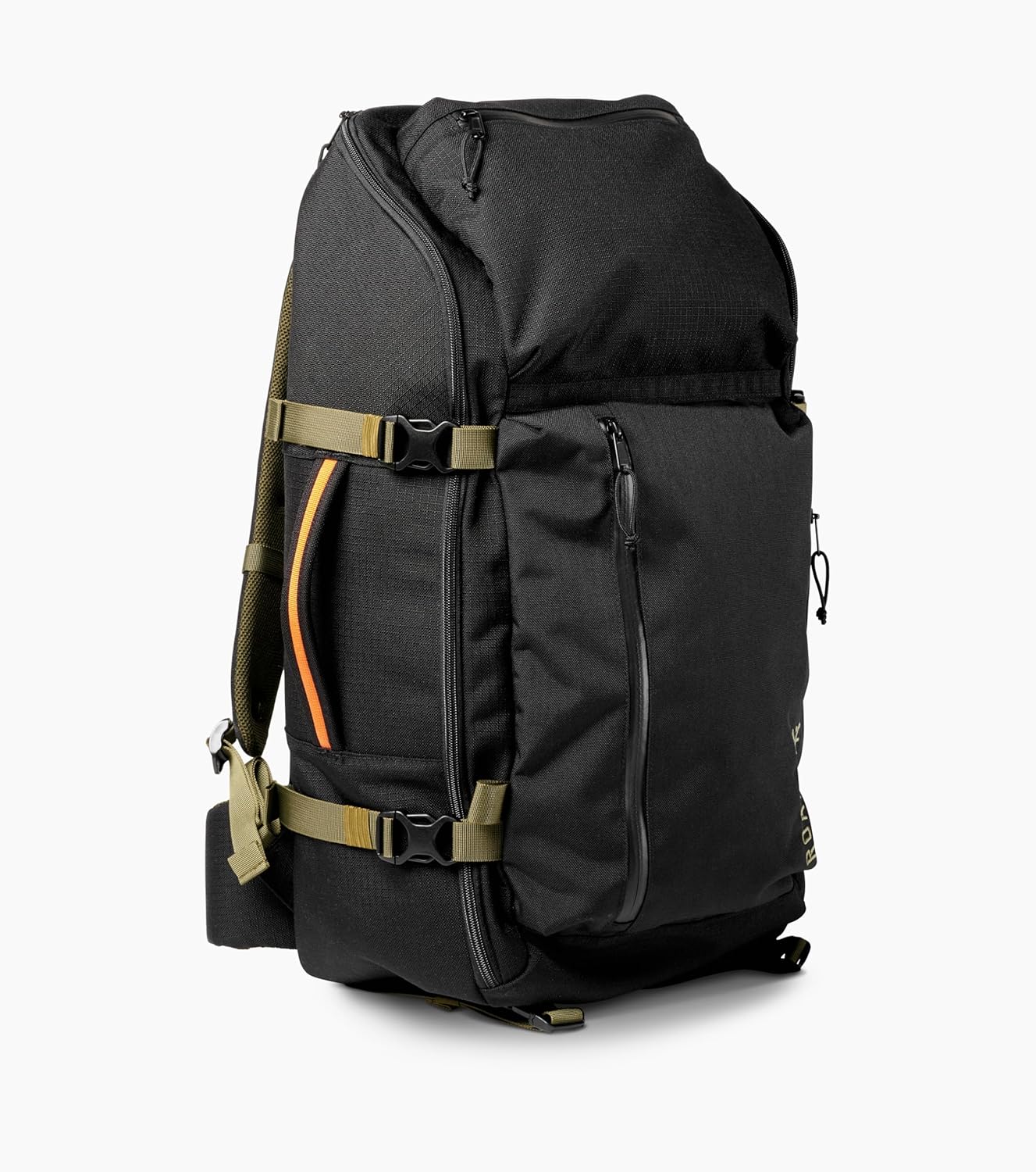 Roark 5 Day Mule 55L Backpack, Multi-Day Travel Pack with Laptop Storage, Black